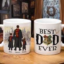 Load image into Gallery viewer, Personalized Best Dad Ever Hogwarts Family Mug
