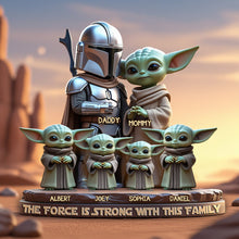 Load image into Gallery viewer, The Force Family Acrylic Plaque - Personalized Gift for Family Shaped Plaques PopCulturePrints
