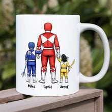 Load image into Gallery viewer, Personalized Best Dad Mug - Hero Edition Coffee Mug PopCulturePrints
