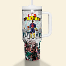 Load image into Gallery viewer, Custom Super Dad Tumbler - Personalized Father&#39;s Day Gift Tumbler Cup PopCulturePrints
