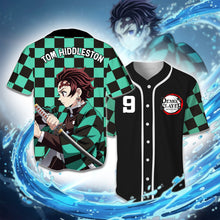 Load image into Gallery viewer, “Unleash the Warrior Within” - Mystic Sword Warrior Baseball Jersey Shirt - Personalized Gift for Anime Lovers, Friends, Family AOP Products PopCulturePrints
