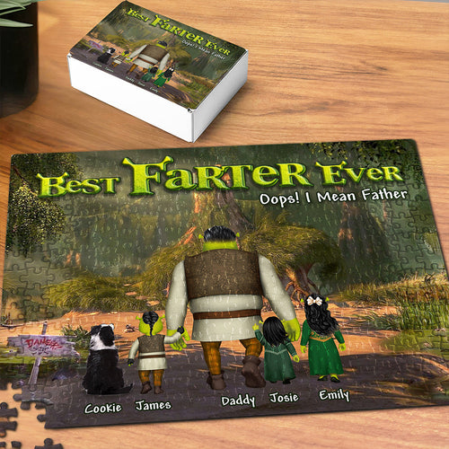 Best Farter Ever – Personalized Jigsaw Puzzle for Dad Jigsaw Puzzles PopCulturePrints