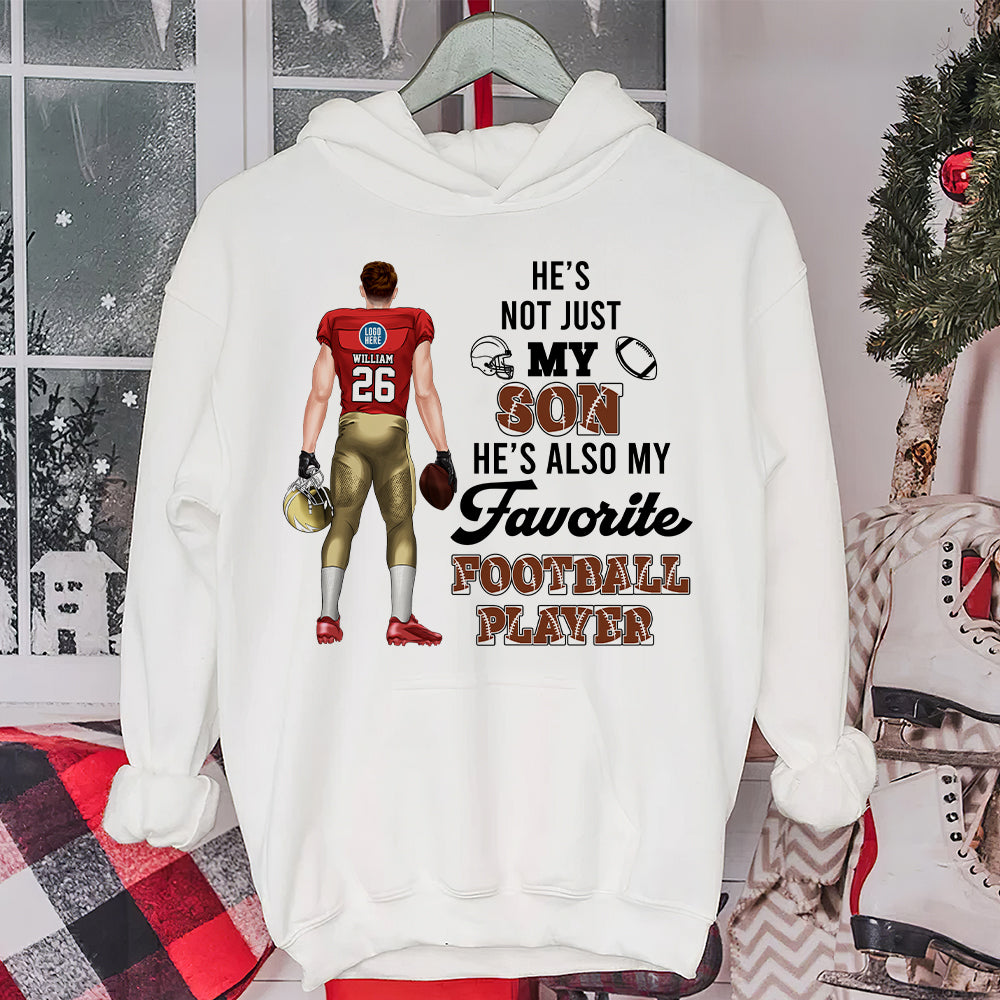 Personalized Mom Shirt - Favorite Football Player Design