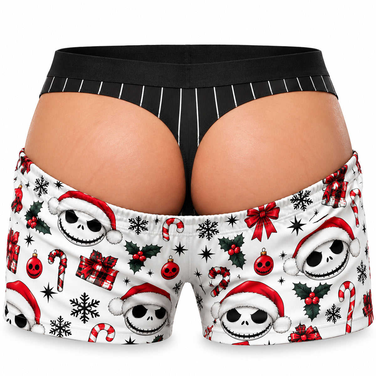 “Love Never Dies” - Dark Romance Couple Men's Boxers - Personalized Gifts for Couples Boxer Briefs PopCulturePrints