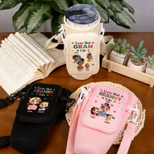 Load image into Gallery viewer, Livin&#39; that Grandma Life - Personalized Bottle Carrier Bag for the Loving Grandma Bottle Carrier Bag PopCulturePrints
