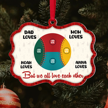 Load image into Gallery viewer, Customizable Baseball Lover Christmas Ornament Ornament PopCulturePrints
