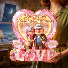 Load image into Gallery viewer, The Greatest Love Light Box - Personalized Gifts For Couples 01pata290626 Light Box PopCulturePrints
