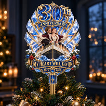 Load image into Gallery viewer, "Timeless Love: Forever Together" - 30th Anniversary Tree Topper - Personalized Gift for Couples
