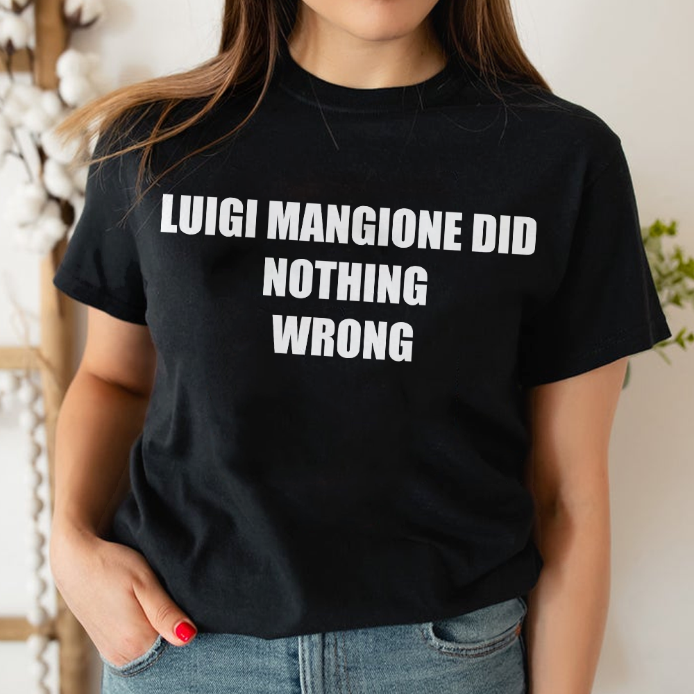 Luigi Mangione Supporter Tee - Bold Statement Shirt