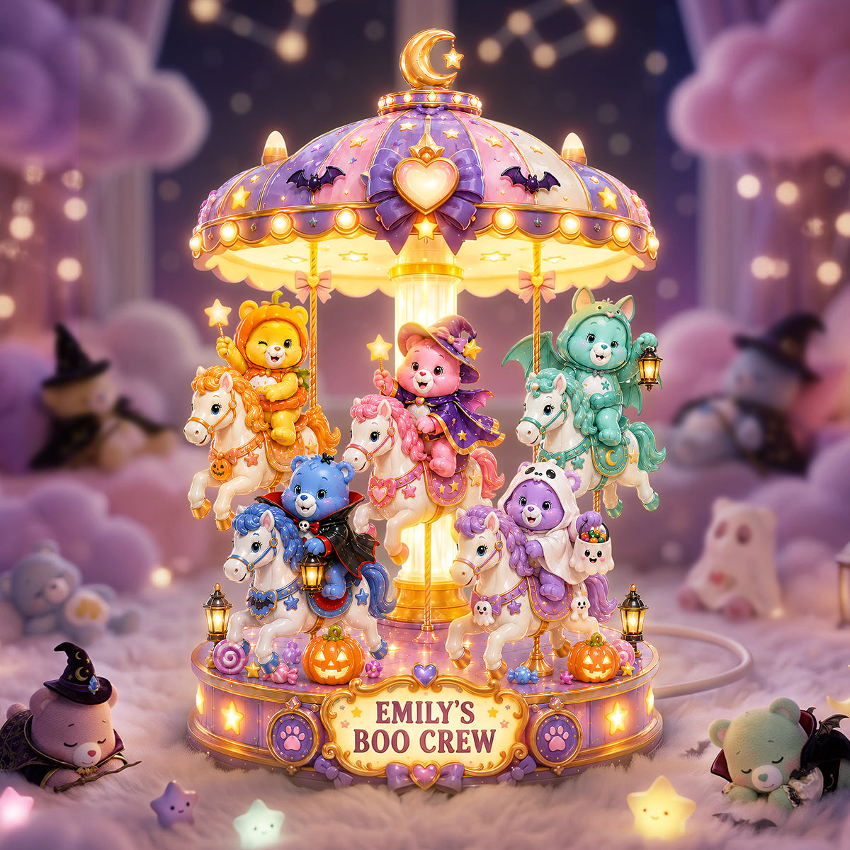 Adorable Spooky Acrylic Light Box - Personalized Gifts For Halloween 04hata140826 Light Box PopCulturePrints