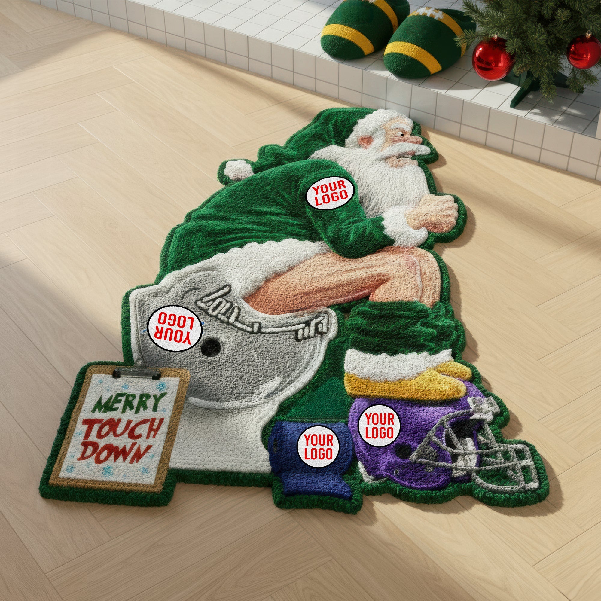 “Get Ready for Game Day!” - Strong Rivalry Sports Doormat - Custom Personalized Gifts for Sports Lovers Doormat PopCulturePrints