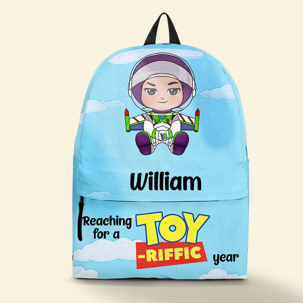 Personalized Buzz Lightyear Kids Backpack for a Toy-Riffic School Year