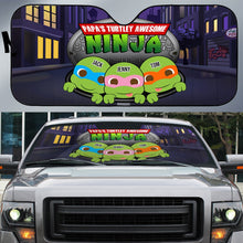 Load image into Gallery viewer, Custom Ninja Turtle Dad Windshield Sunshade Doormat PopCulturePrints
