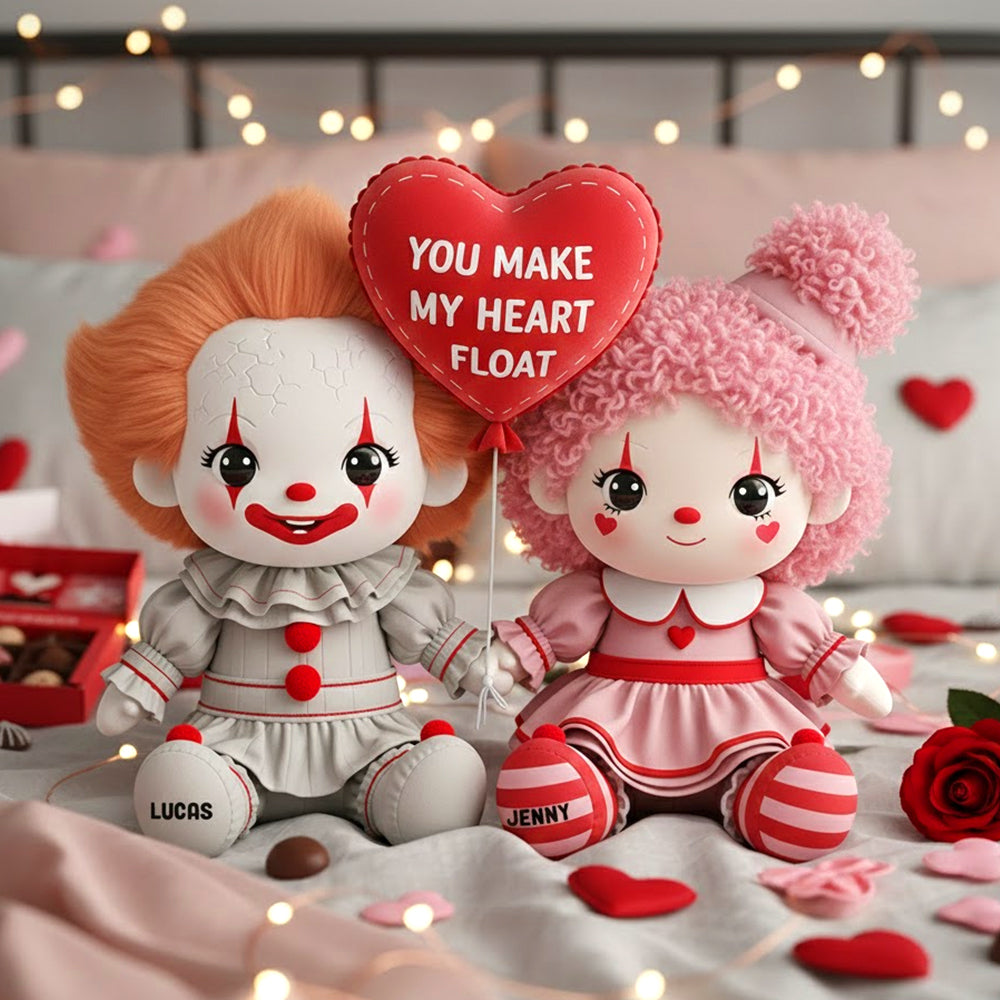 "You Make My Heart Float" - Custom Shape Pillow - Personalized Gift for Couples, Friends, and Loved Ones Pillow PopCulturePrints