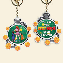 Load image into Gallery viewer, Custom Anime-Inspired Mom Keychain - Dragon Design Keychains PopCulturePrints
