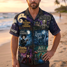Load image into Gallery viewer, Quote: 'Embrace the Spooktacular Spirit!' - Unique Hawaiian Shirt, Personalized Anniversary Gift for Pop Culture Enthusiasts Hawaiian Shirts PopCulturePrints
