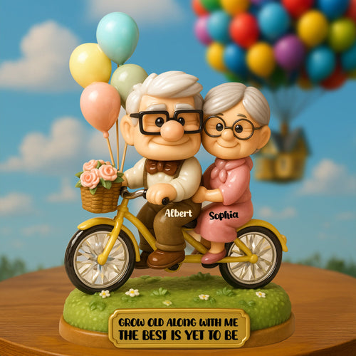 Grow Old Along With Me - A Personalized Couple Acrylic Plaque Shaped Plaques PopCulturePrints