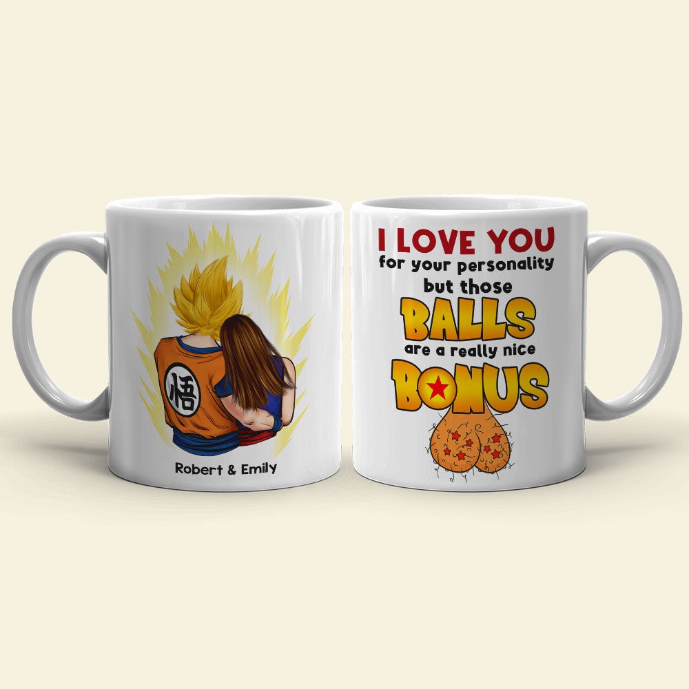 Personalized Funny Couple Mug - Perfect Anime Fan Gift - Valentine's Day Gifts Coffee Mug PopCulturePrints