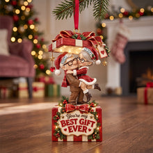 Load image into Gallery viewer, You're My Best Gift Ever - Personalized Christmas Acrylic Ornament for Couples

