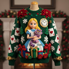 Load image into Gallery viewer, Enchanted Dreams Ugly Sweater - A Magical Gift for Fantasy Lovers AOP Products PopCulturePrints
