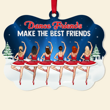 Load image into Gallery viewer, Personalized Dance Friends Christmas Ornament Ornament PopCulturePrints
