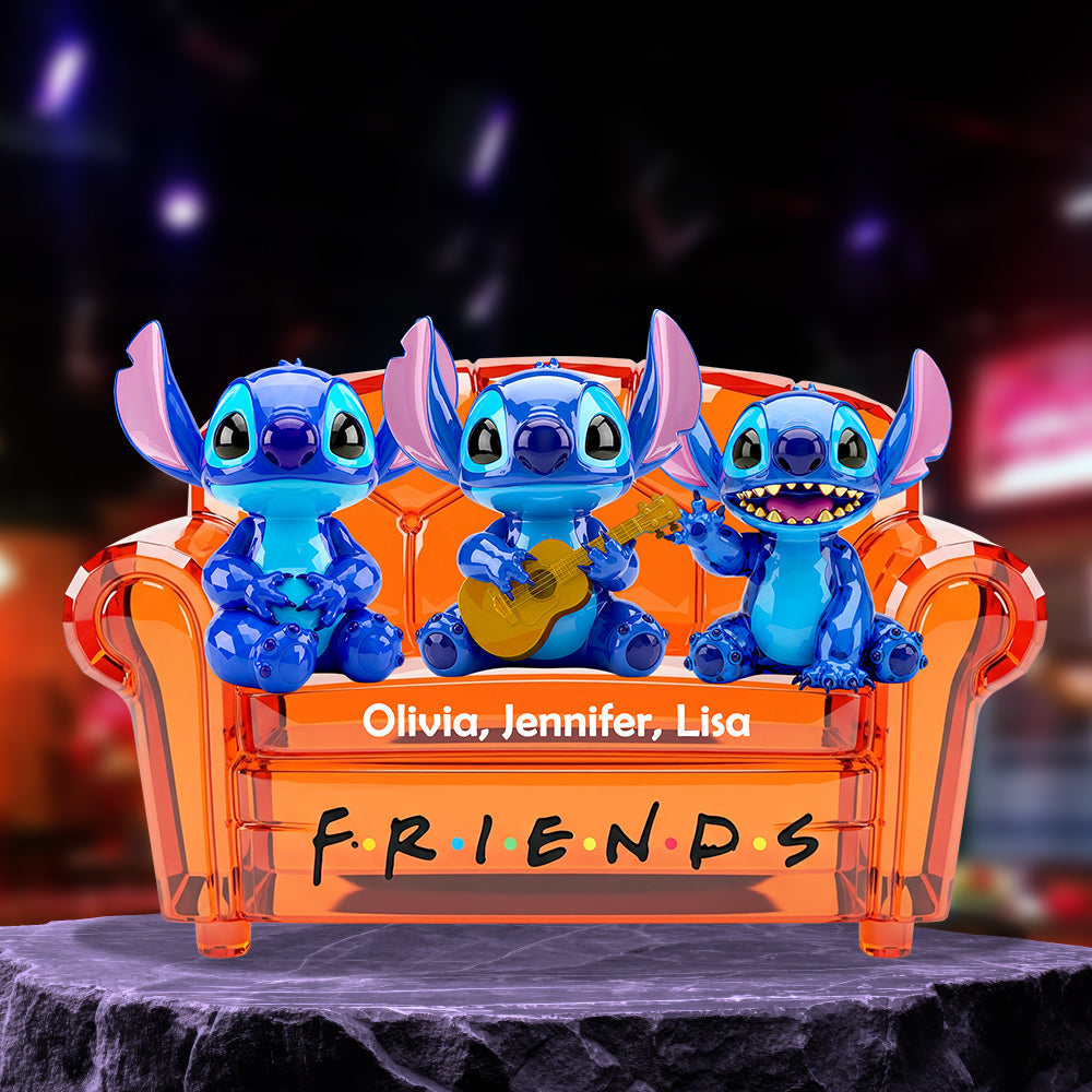 "Friends Forever" - Personalized Acrylic Plaque Gift for Friends Shaped Plaques PopCulturePrints
