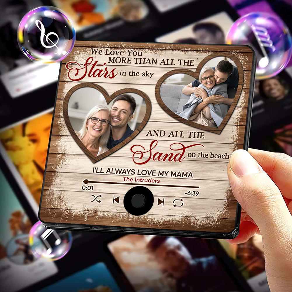 Personalized Music & Photo Fridge Magnet for Mom Fridge Magnet PopCulturePrints