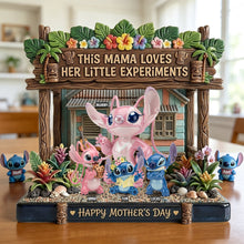 Load image into Gallery viewer, This Mama Loves Her Little Experiments - Personalized Acrylic Plaque for Mom, Grandma, and More Shaped Plaques PopCulturePrints
