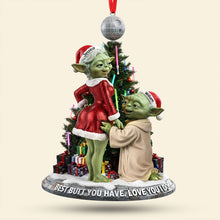 Load image into Gallery viewer, Best Bud You Have, Love You Too - Personalized Cheeky Old Couple Ornament Ornament PopCulturePrints
