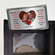 Load image into Gallery viewer, Custom Photo Wallet Card for Couples | Meaningful Personalized Valentine's Day Gifts Wallet Card PopCulturePrints
