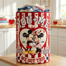 Load image into Gallery viewer, You + Me - Personalized Laundry Basket for Couples
