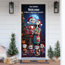 Load image into Gallery viewer, “Welcome Home” – Personalized Door Cover for Family Bliss Door Covers PopCulturePrints
