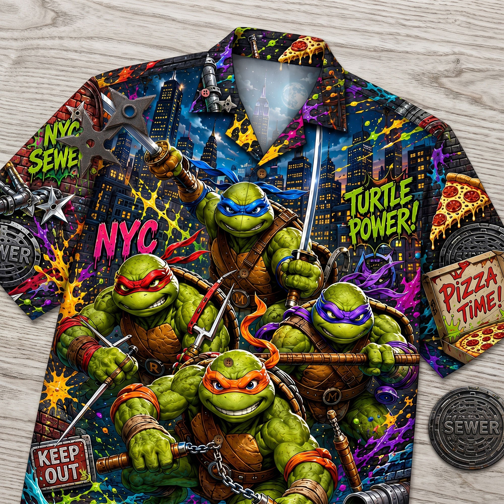 “Unleash Your Inner Hero!” - Legend Warriors Hawaiian Shirt - Personalized Gifts for Every Fan