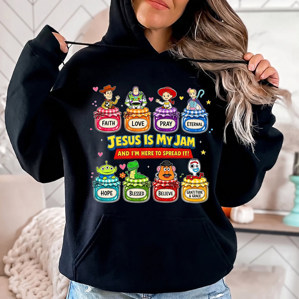 Spread the Joy with Sweet Faith Jam Jars Shirt - Personalized Gift for Christians
