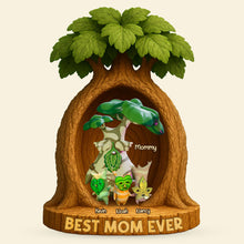 Load image into Gallery viewer, Best Mom Ever - Personalized Plaque for a Special Mom Shaped Plaques PopCulturePrints
