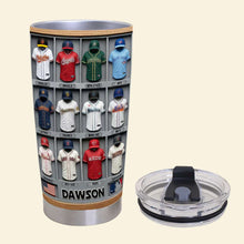 Load image into Gallery viewer, “Personalized Cheers for Every Fan!” - Sport Teams Uniform 20oz Tumbler - Custom Gifts for Sport Lovers Tumbler Cup PopCulturePrints
