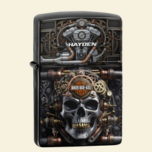 Load image into Gallery viewer, Ignite Your Spirit - Badass Biker Lighter - Personalized Gift for Motorcycle Lovers Lighter PopCulturePrints
