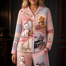 Load image into Gallery viewer, Adorable Cat Pajama Set - Personalized Gifts for Cat Lovers
