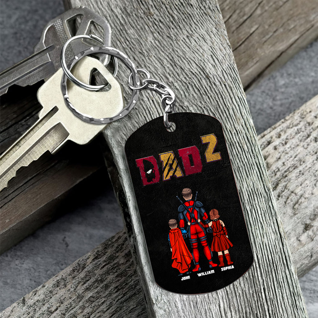 Dadpool - Personalized The Psychopath Stainless Steel Keychain