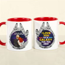 Load image into Gallery viewer, Galaxy Love Personalized Couple Mug Set - Perfect Valentine&#39;s Day Gifts and Anniversary Gift Coffee Mug PopCulturePrints
