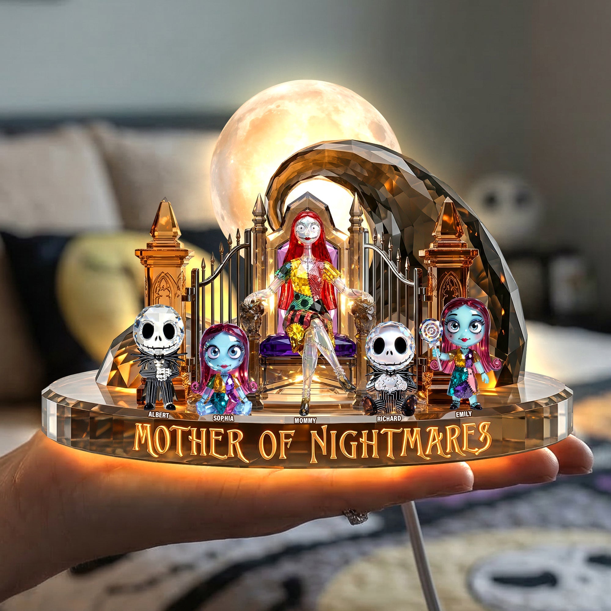 "Celebrate the Magic of Motherhood" - Personalized Acrylic Light Box - Unique Gift for Mom, Grandma, and More Light Box PopCulturePrints