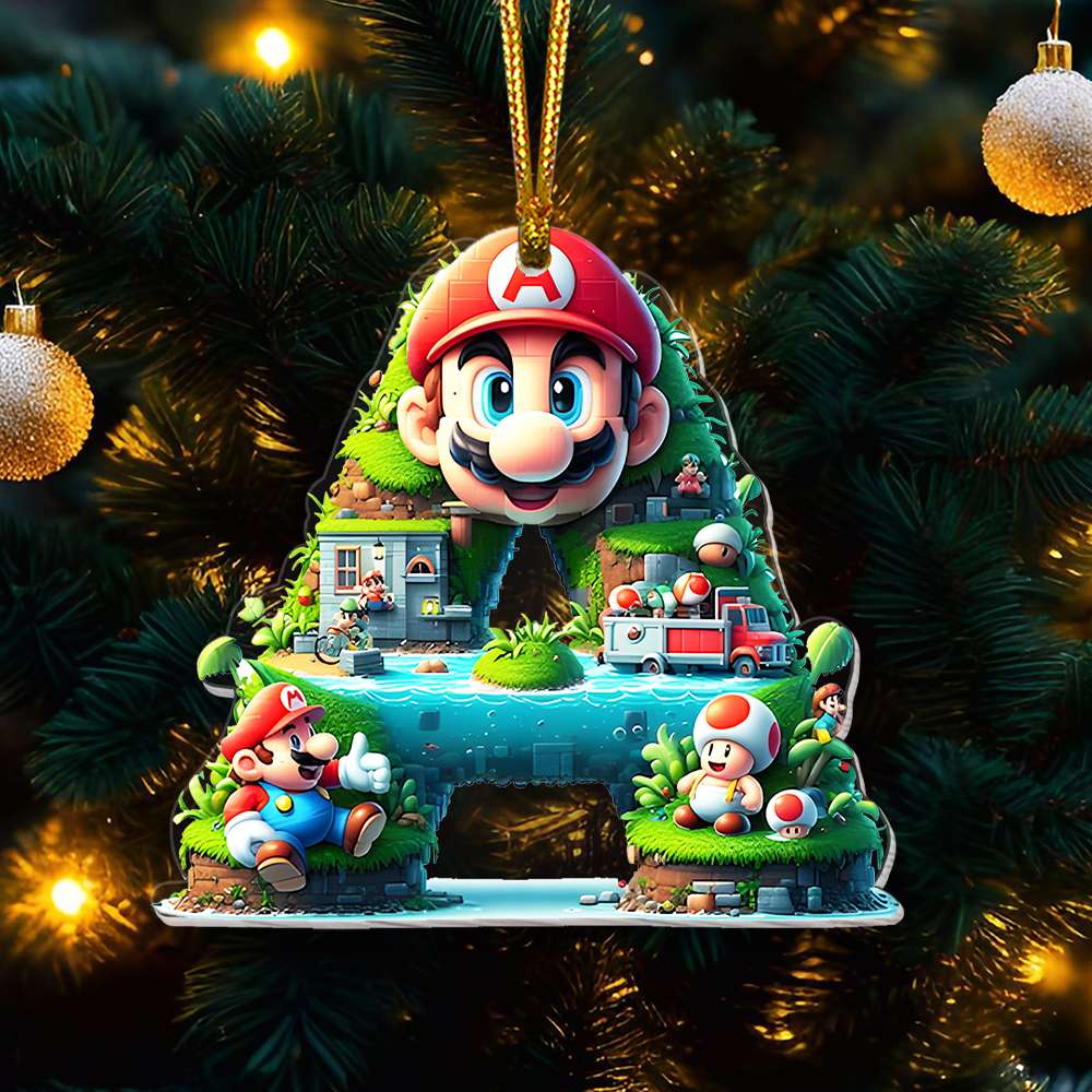 Personalized Movie Lovers' Alphabet Ornament - Christmas Special Ornament PopCulturePrints