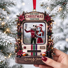 Load image into Gallery viewer, Our First Christmas Together - Personalized Acrylic Ornament for Couples
