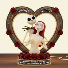 Load image into Gallery viewer, Love is Eternal - Spooky Couple Light Box - Personalized Gifts for Couples Light Box PopCulturePrints
