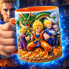 Load image into Gallery viewer, Unleash Your Inner Legend: Legendary Warrior Energy Mug - Personalized Coffee Gift for Anime Fans Coffee Mug PopCulturePrints
