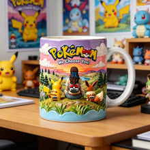 Load image into Gallery viewer, "Mommy, We Choose You!" - Personalized Coffee Mug for Pokémon Moms Coffee Mug PopCulturePrints
