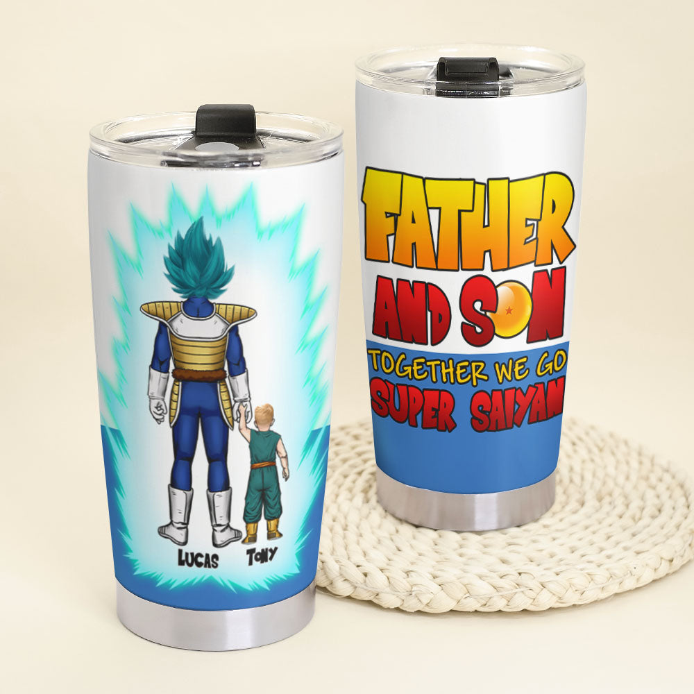 Personalized Super Dad Mug - Custom Gift for Family Tumbler Cup PopCulturePrints