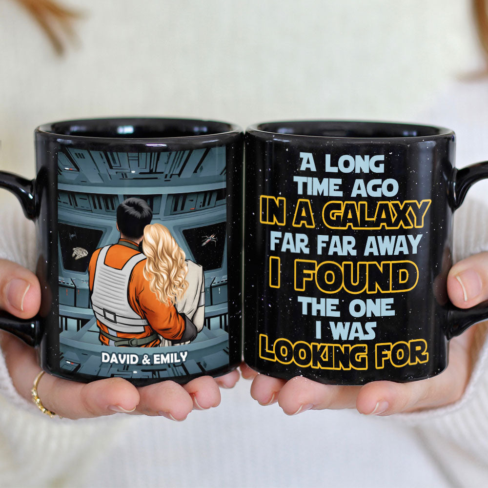 Personalized 'Galaxy' Couple Mug - Unique Anniversary Gift for Him & Her - Valentine's Day Gifts Coffee Mug PopCulturePrints