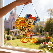 Load image into Gallery viewer, "Mom, You Are My Sunshine" - Personalized Sunflower Suncatcher Ornament for Mother's Day Gifts Ornament PopCulturePrints
