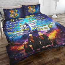 Load image into Gallery viewer, Personalized Harry Potter Family Quilt Bed Set
